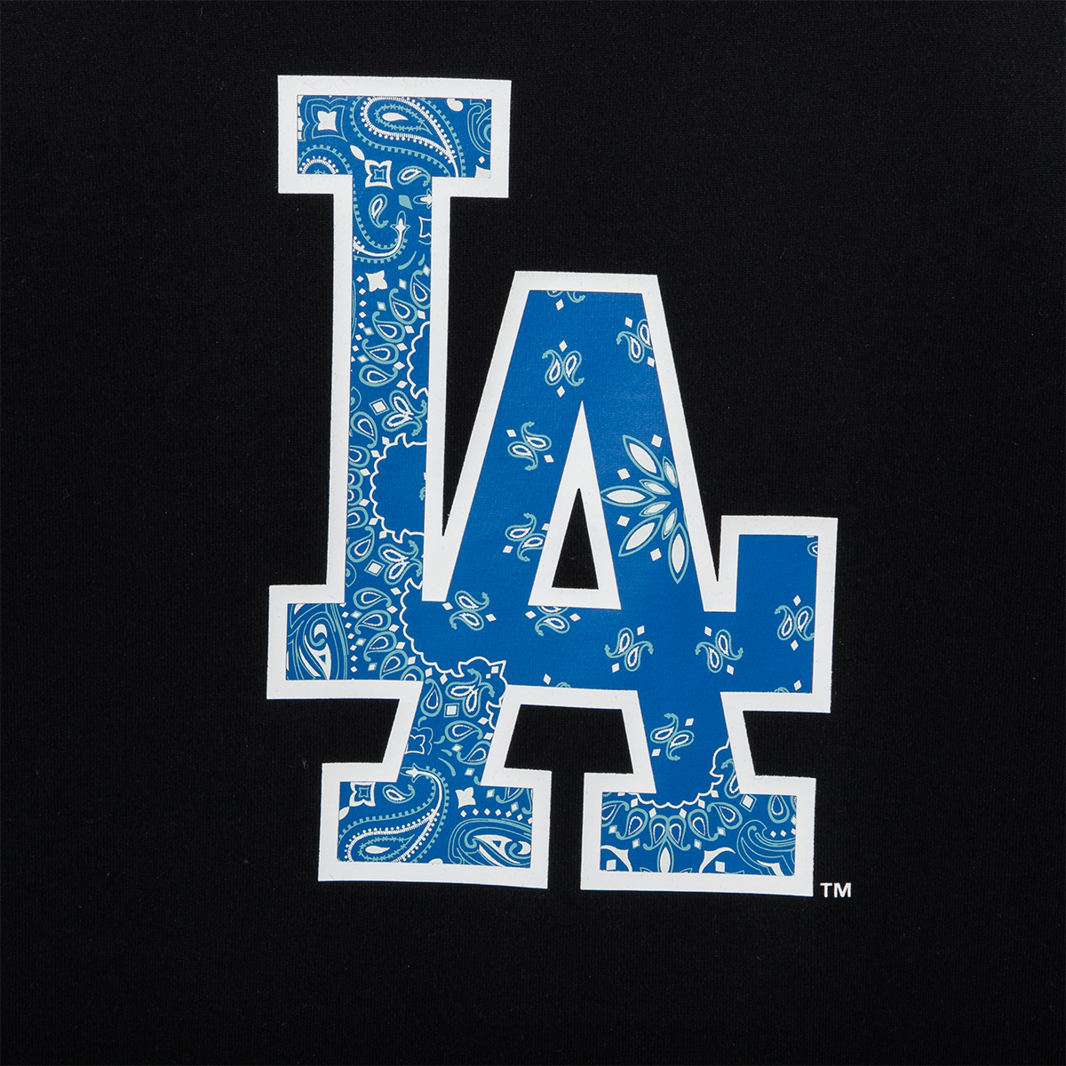 Áo Thể Thao Hè - New Era MLB Big Paisley Los Angeles Dodgers Black Short Sleeves T-Shirt- 13546479 Quyetsneaker