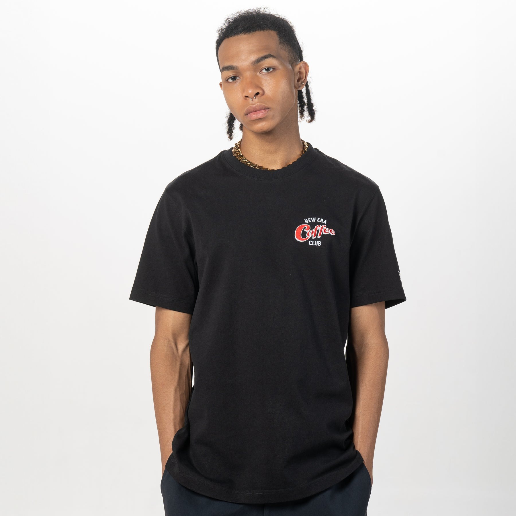 Áo Thể Thao Hè -  NEW ERA MORNING CLUB-COFFEE BLACK SHORT SLEEVE T-SHIRT  - 13774238