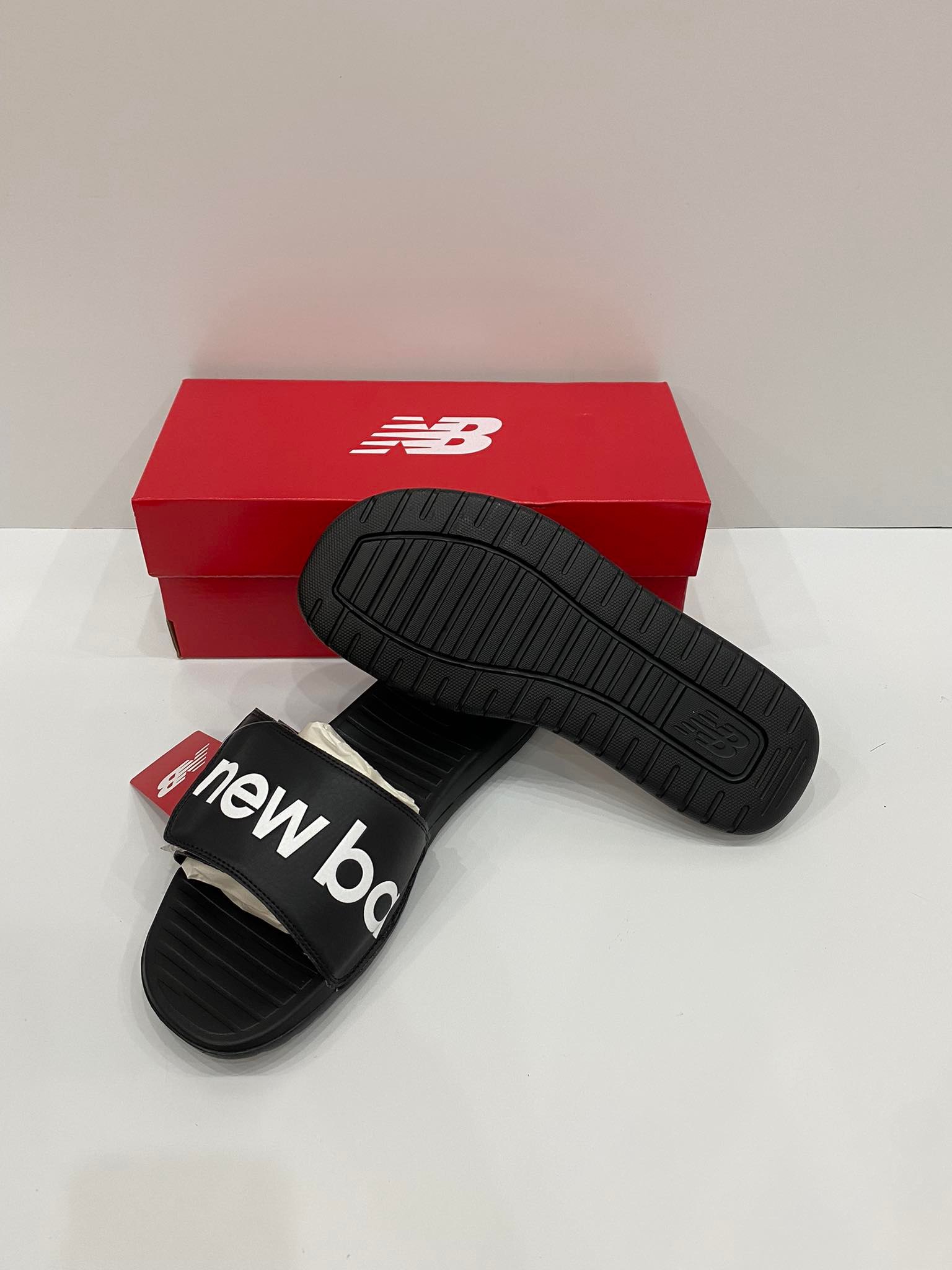 Dép Quai Dán NEW BALANCE Men's sandals NEGRO/BLANCO - SDL230BK