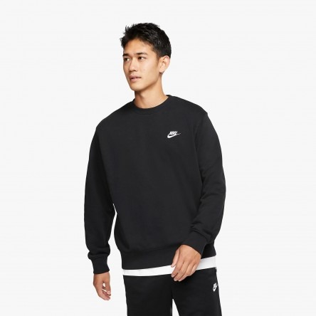 Áo Sweater Chính Hãng - Nike Club Fleece Men's 'Black'  - BV2662-010