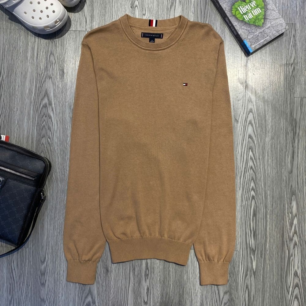 Áo Sweater Chính Hãng - Áo Len Tommy Hilfiger 'Brown' - 78J8222-15