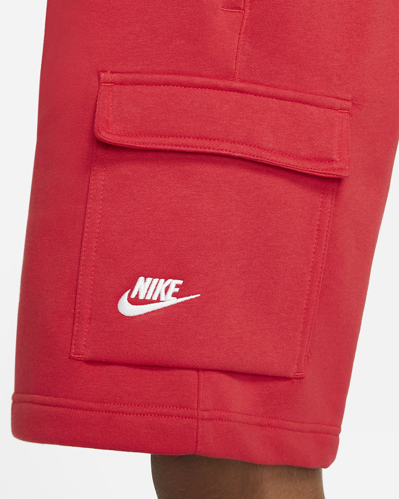 Quần Shorts - Nike Sportswear Club Fleece Cargo Short Red
