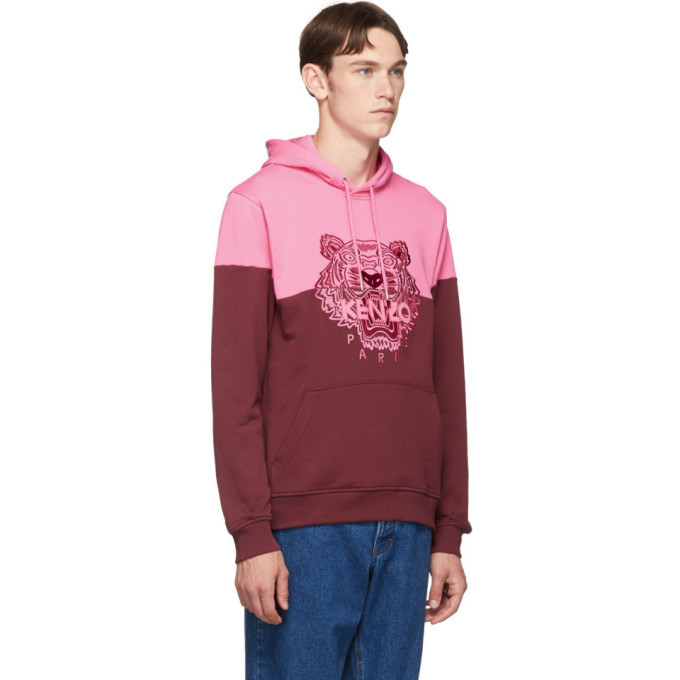 Áo Hoodie Nỉ Da Cá Kenzo Two-tone Tiger 