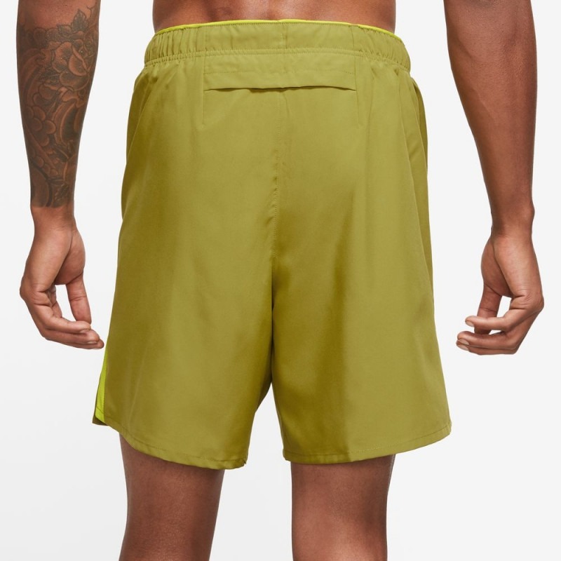 Quần Shorts Chính Hãng - Nike Running Dri-fit Kèm Sịp 7in 'Dark Yellow' - DV9360