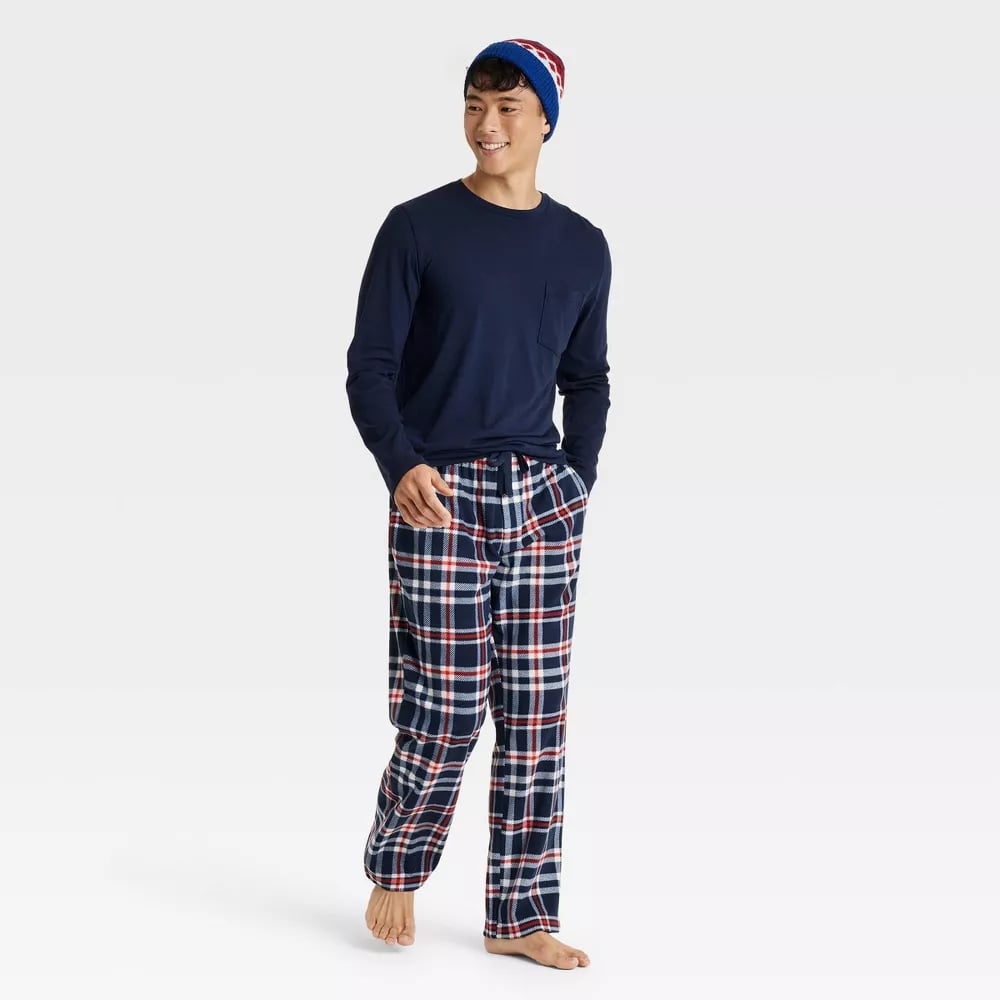 Quần Dài Chính Hãng - Quần Nỉ Bông Goodfellow & Co™   Men's Microfleece Pajama Set  ''Blue'' -  92803519
