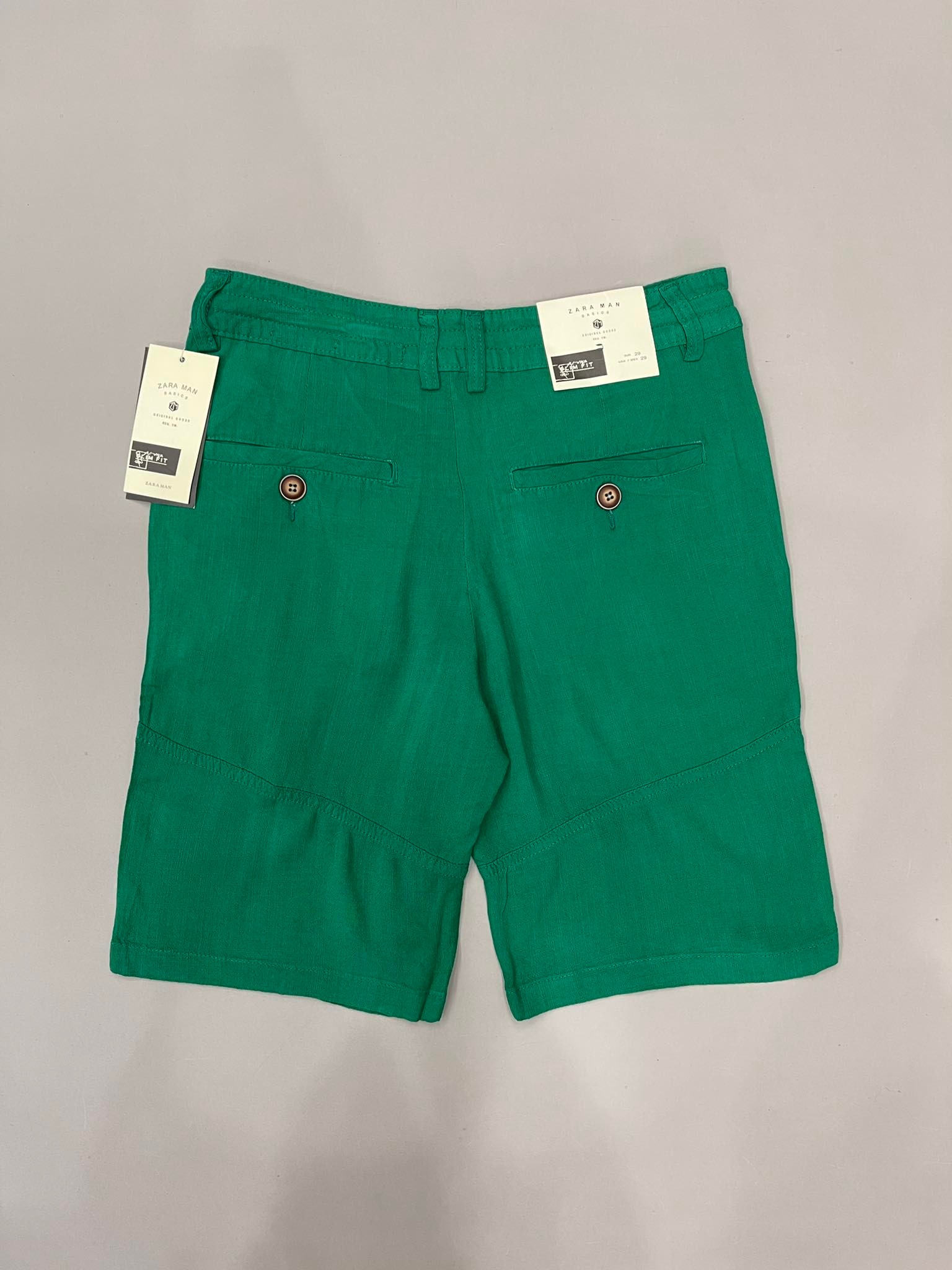 Quần Đùi Nam- Zara Men's Linen 