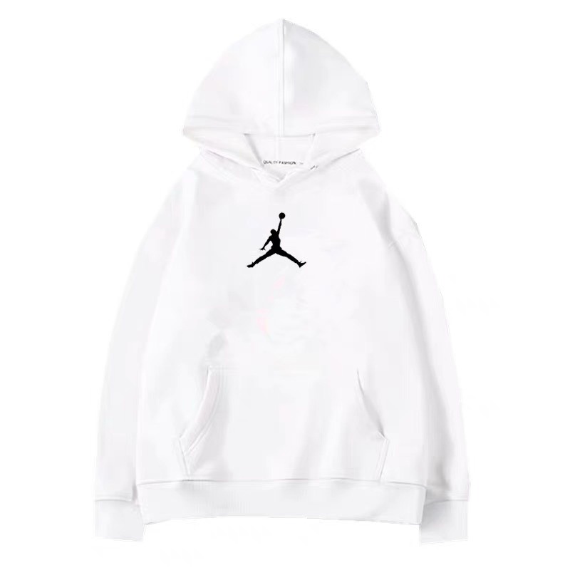 Áo Hoodie Chính Hãng - NIKE AIR JORDAN JUMPMAN FLEECE PULLOVER 'WHITE' - AV3162-100