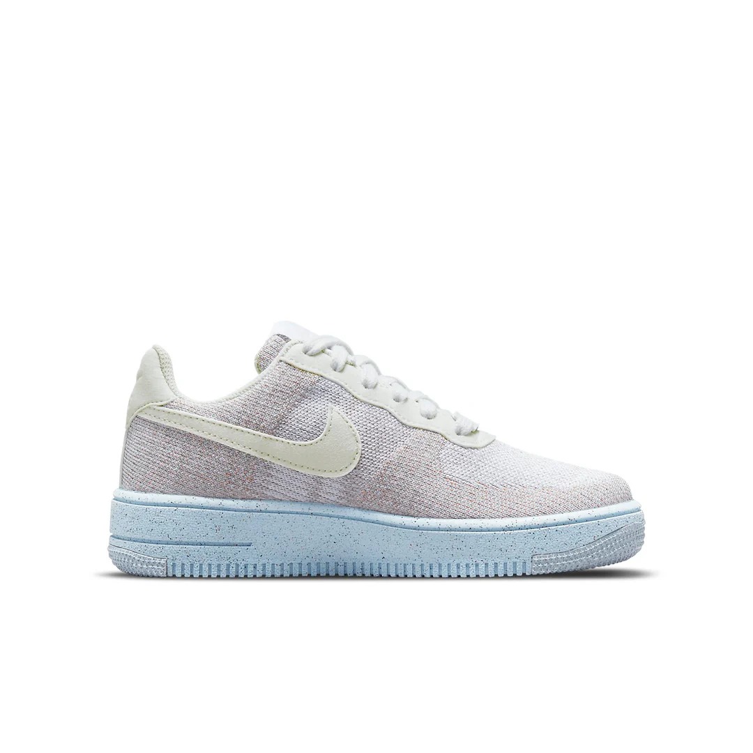 Giày Casual Chính Hãng - Nike Air Force 1 Crater Flyknit 'White Chambray Blue'- DH3375-101