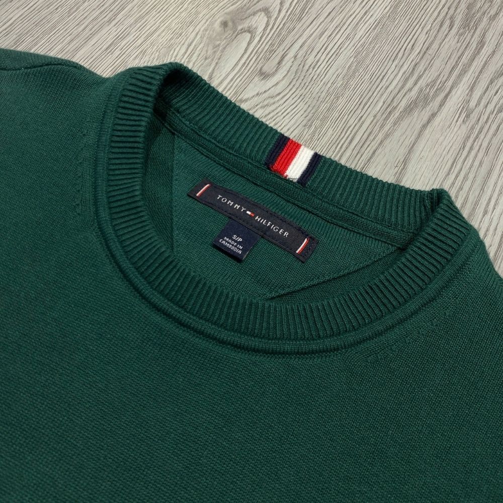 Áo Sweater Chính Hãng - Áo Len Tommy Hilfiger 'Dark Green' - 78J8222-05