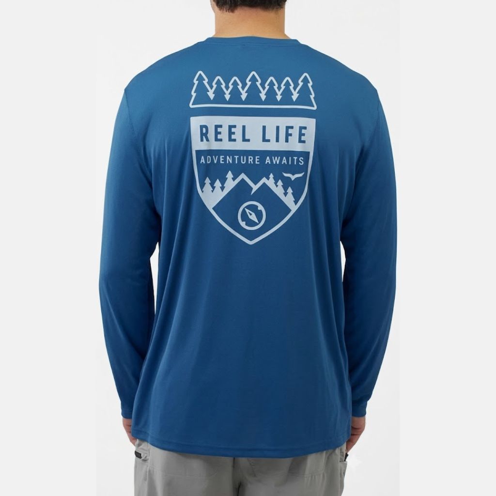 Áo Sweater Chính Hãng - Reel Life Men Sun Defender Long Sleeve UV T-Shirt 