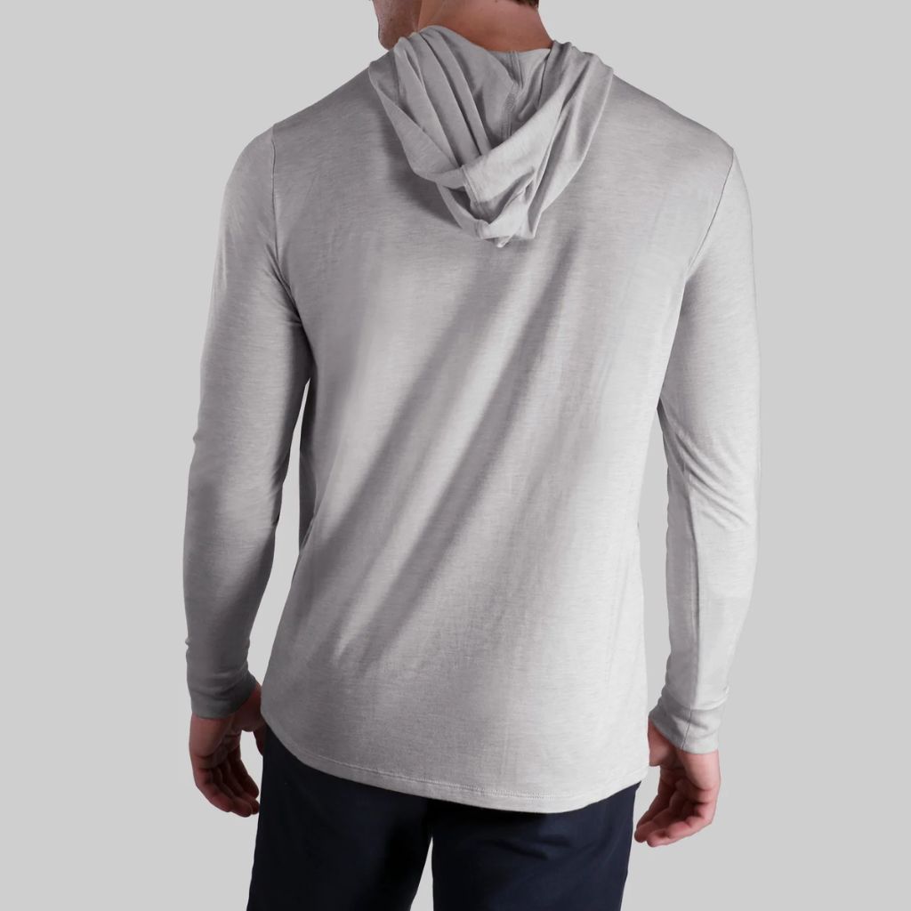 Áo Hoodie Chính Hãng - 2UNDR Luxury Long Sleeve Hooded Tee “Grey” - 2UNDR-GREY