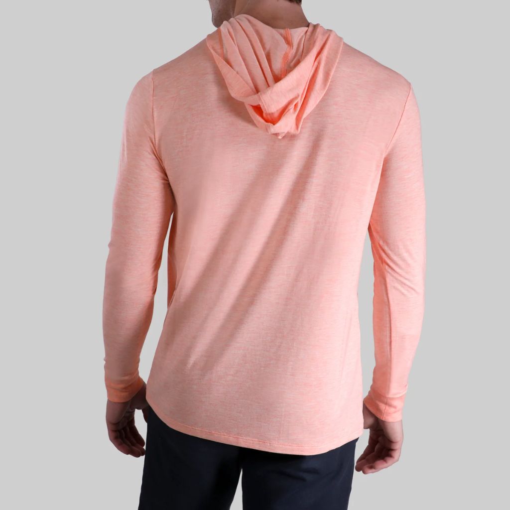 Áo Hoodie Chính Hãng - 2UNDR Luxury Long Sleeve Hooded Tee “Salmon” - 2UNDR-SALMON
