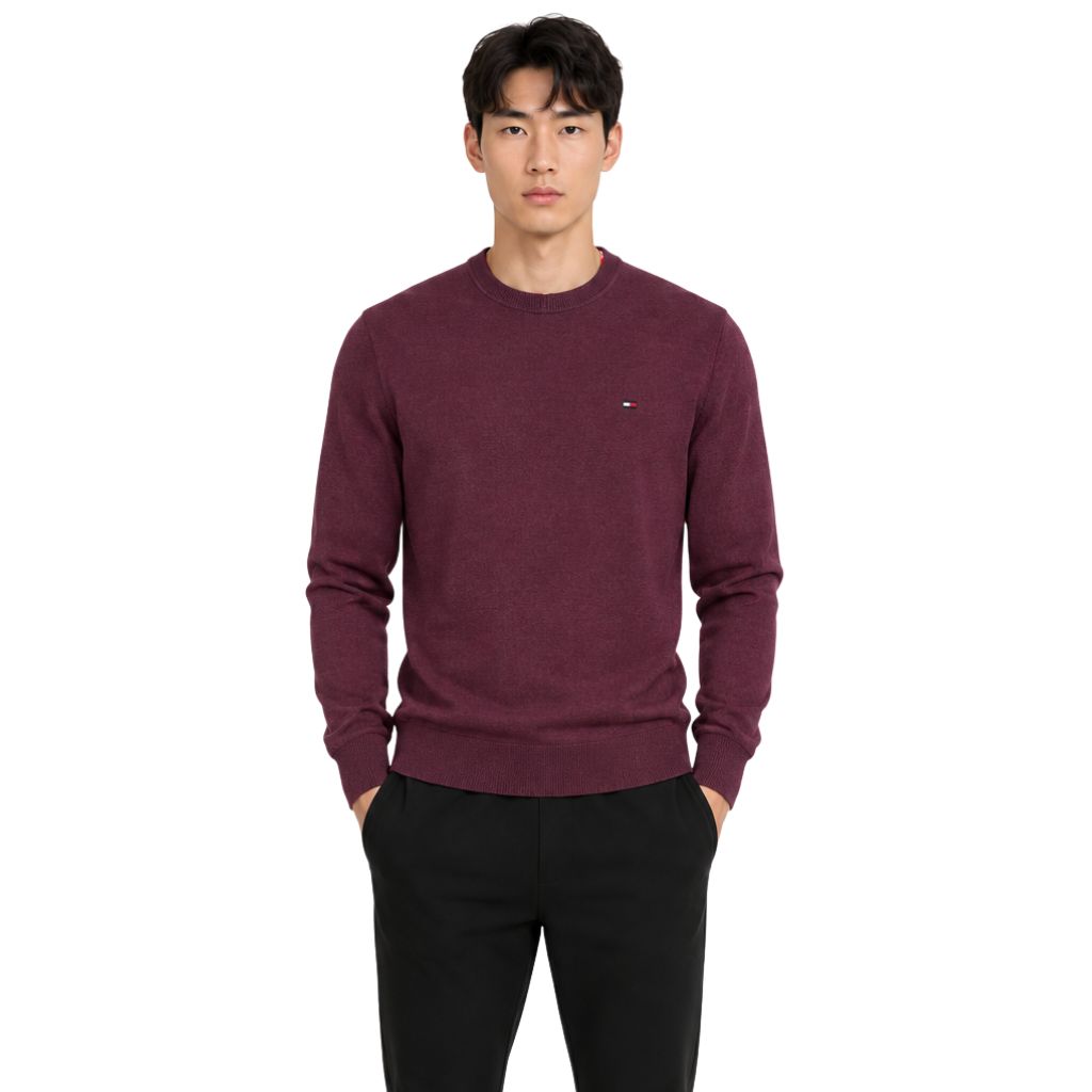Áo Sweater Chính Hãng - Áo Len Tommy Hilfiger 'Light Red' - 78J8222-09