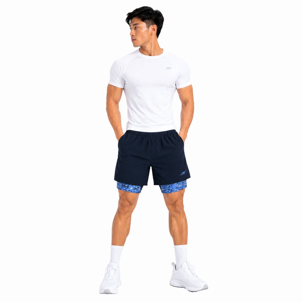 Quần Shorts Chính Hãng - Skechers Performance 2-in-1 Training Shorts 