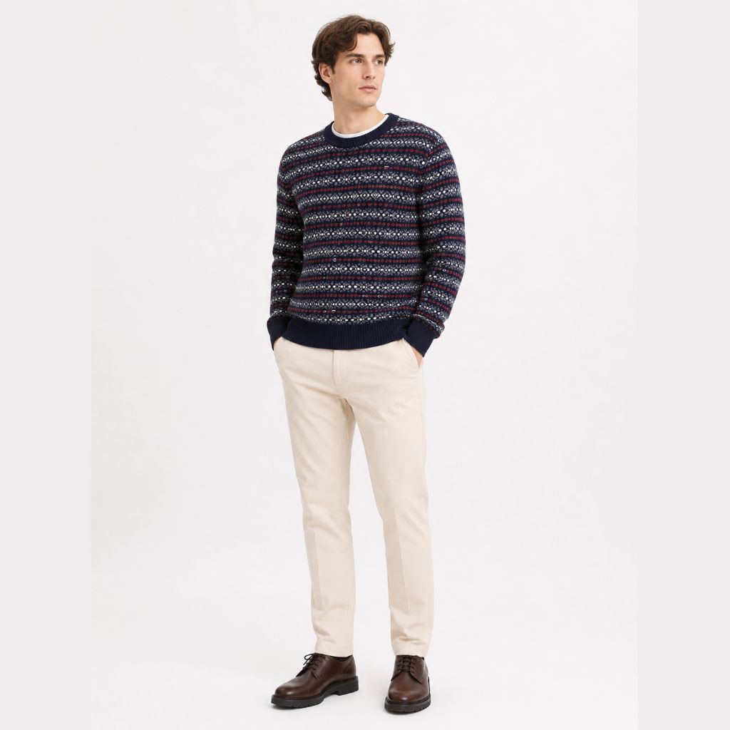 Áo Sweater Chính Hãng - Tommy Hilfiger Christmas Holiday Wool - 78J3792460 -100