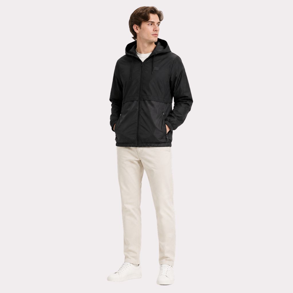Áo Khoác Chính Hãng - New Balance Essential Lightweight Hooded Zip Jacket 