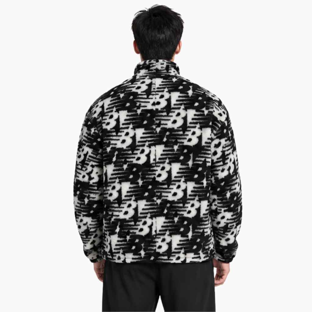 Áo Khoác Chính Hãng - New Blance Men's Monogram Full Zip Fleece Jacket 