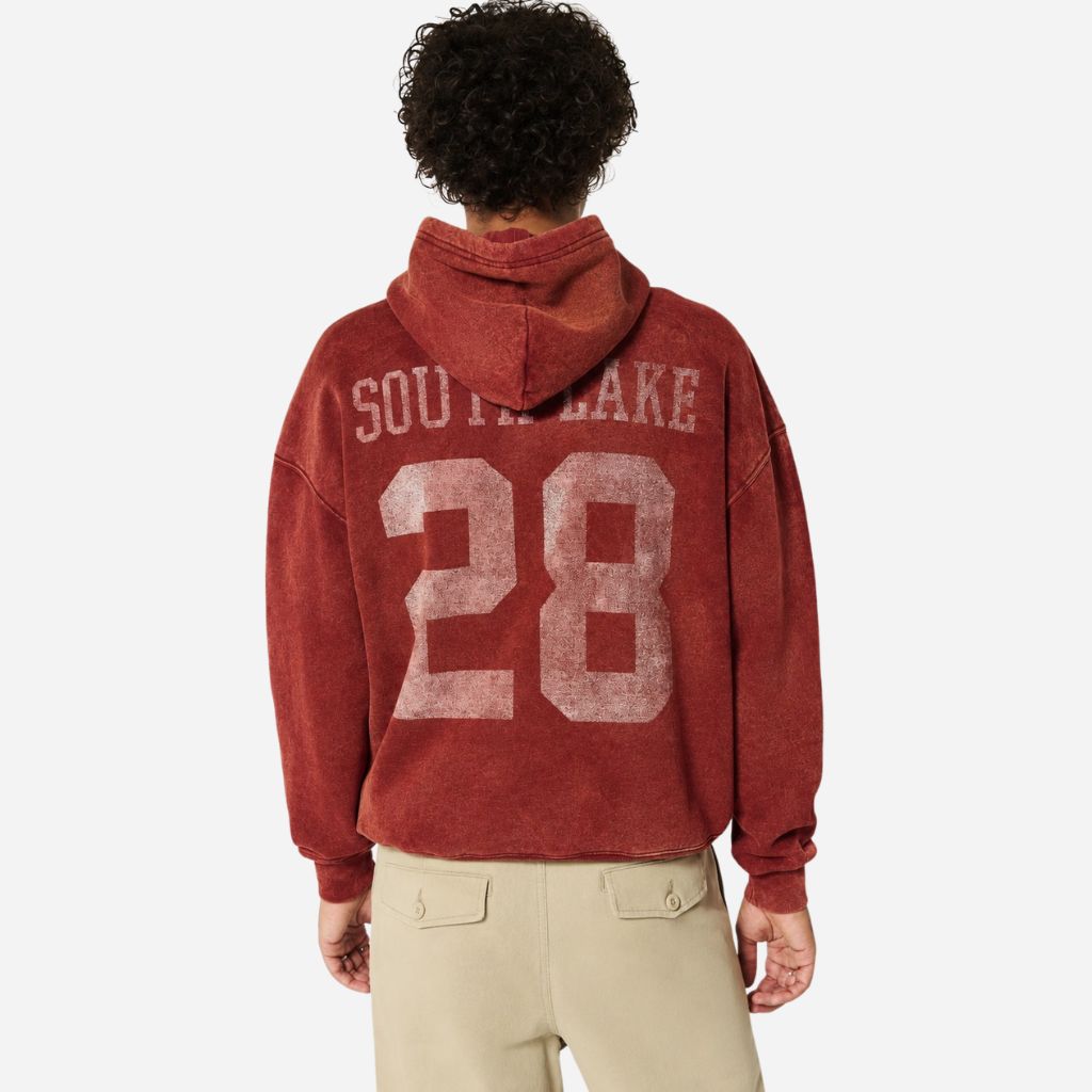 Áo Hoodie Chính Hãng - Hollister Boxy Hoodie 