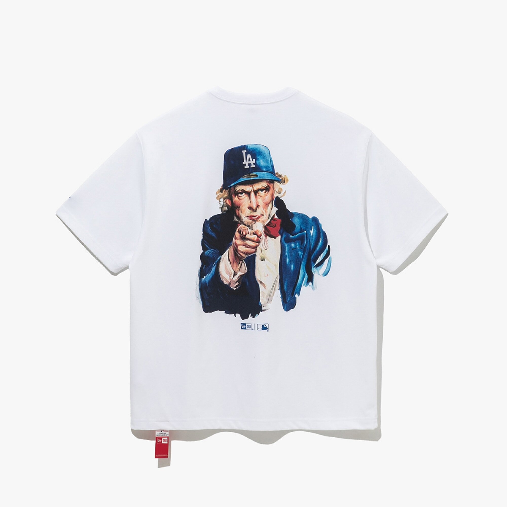 Áo Tshirts Chính Hãng - New Era MLB San Diego Padres Uncle Sam 'White' - 14536459