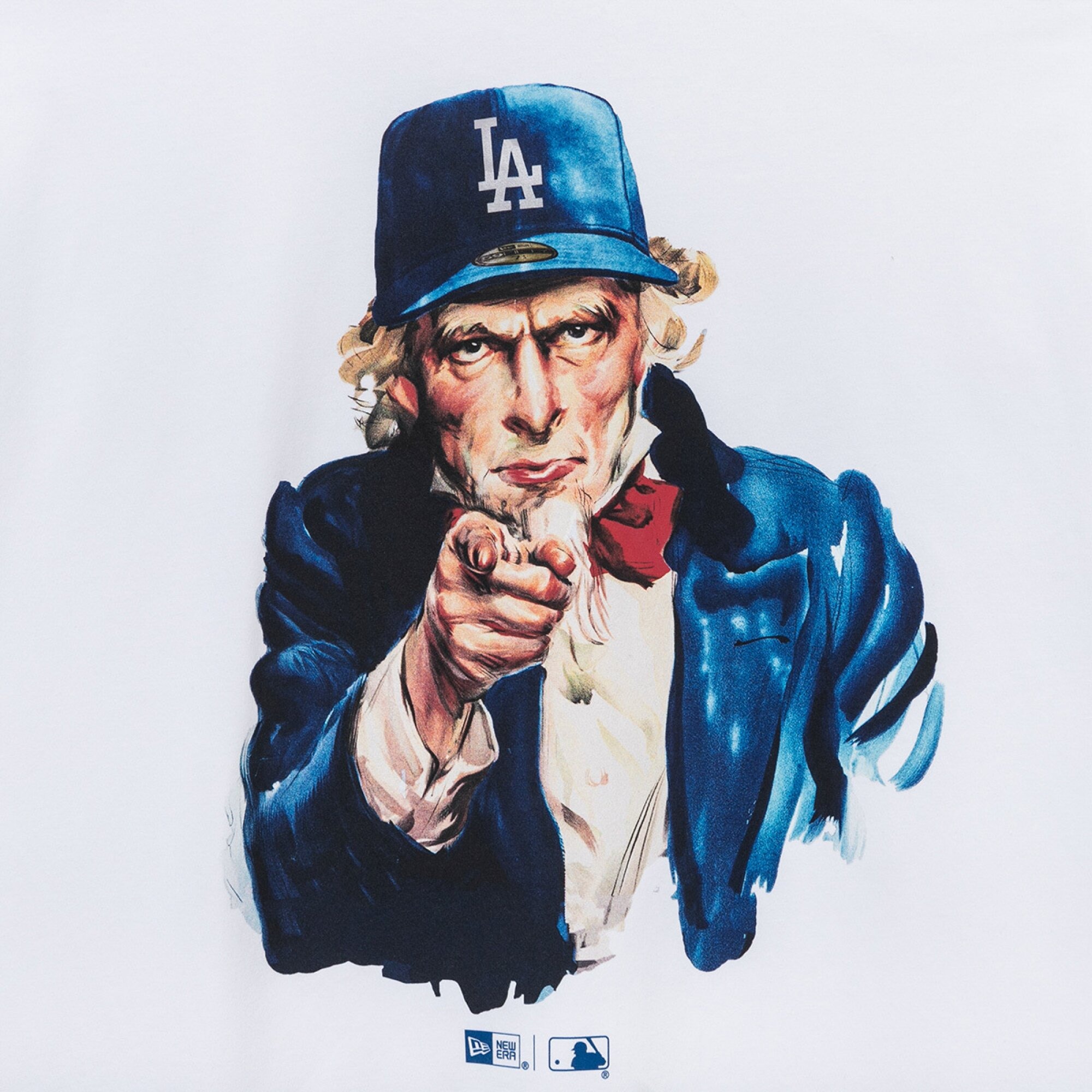 Áo Tshirts Chính Hãng - New Era MLB San Diego Padres Uncle Sam 'White' - 14536459