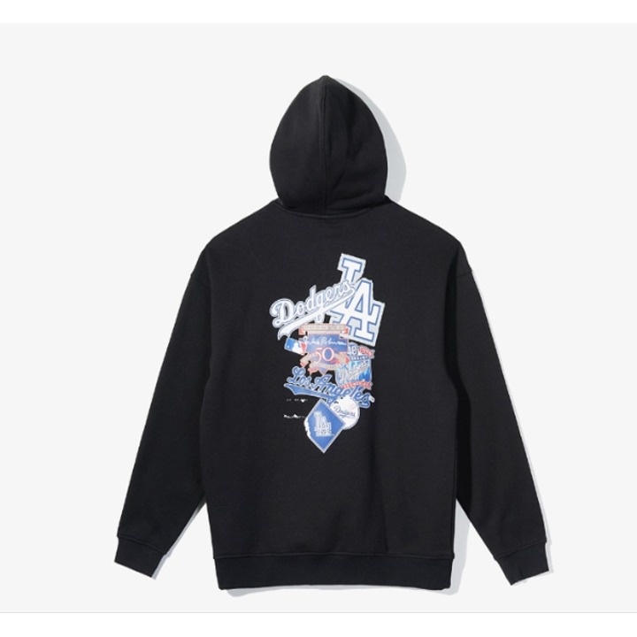 ÁO HOODIE CHÍNH HÃNG- Áo Hoodie Newera LA Sudadera  Dodgers - Black - 12142435