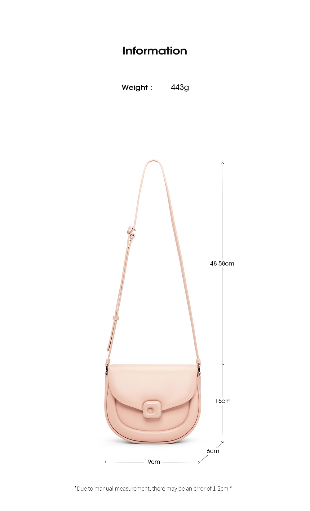 PHỤ KIỆN CHÍNH HÃNG - Túi Nữ LA FESTIN Peng Peng Crossbody Bag - G26G5CG22K7C-Pink