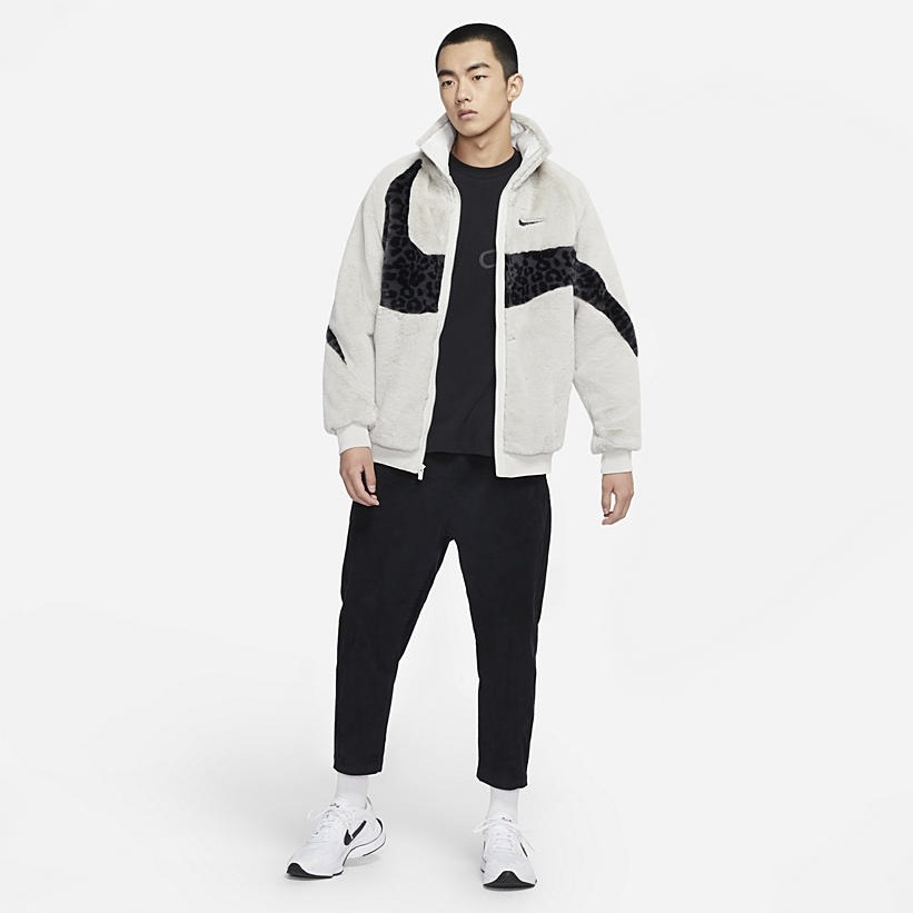 Áo Khoác Chính Hãng - Áo Khoác Lông Nike Sportswear Swoosh Large Logo Sports 