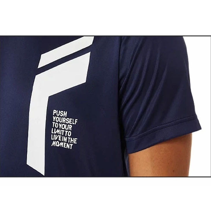 Áo Tshirts Chính Hãng - Asic LIMO Dry Training Casual 'Navy' - 2031C893-100