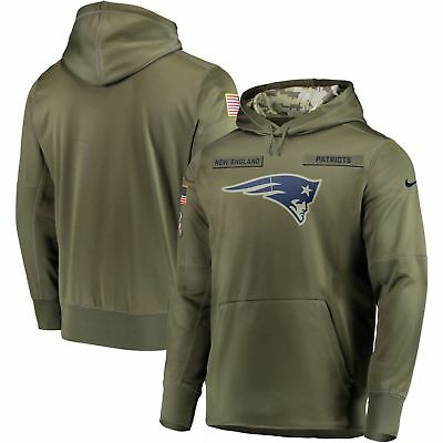 Áo Hoodie Nỉ Nam Nike NFL New England Patriots 'Olive'  - 944243-395