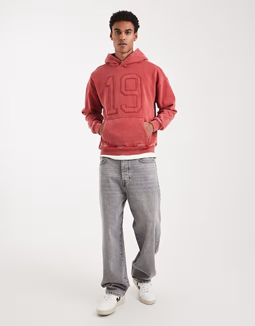Áo Hoodie Chính Hãng - Hollister Boxy Fit With Front Pocket 