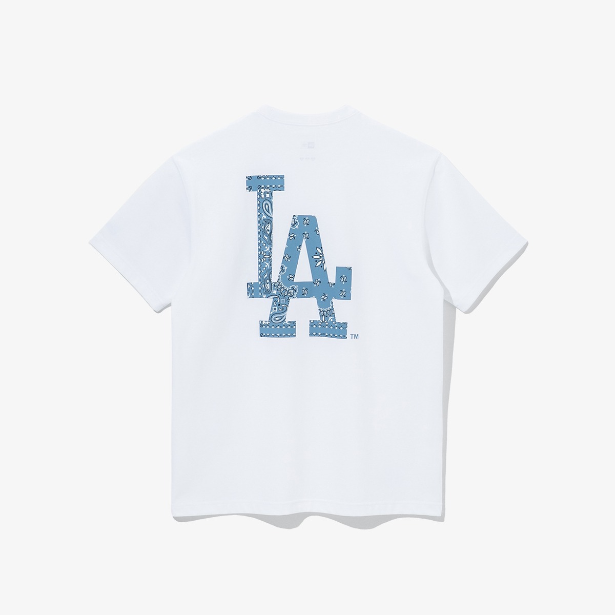 Áo Thể Thao Hè - Áo Thun Nam Nữ New Era x MLB Big Paisley LA Dodgers 'White/Blue' - 13086599 Quyetsneaker