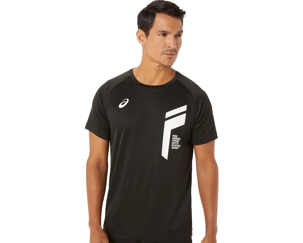 Áo Tshirts Chính Hãng - Asic LIMO Dry Training Casual 'Black' - A2030-01