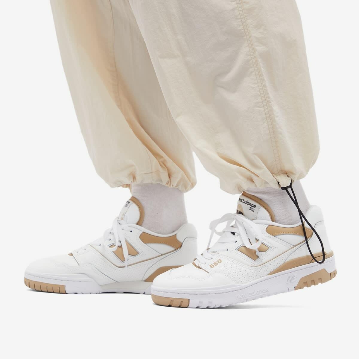 Giày Casual Chính Hãng - NewBalance 550 Vintage 'White/Brown' - BBW550BT