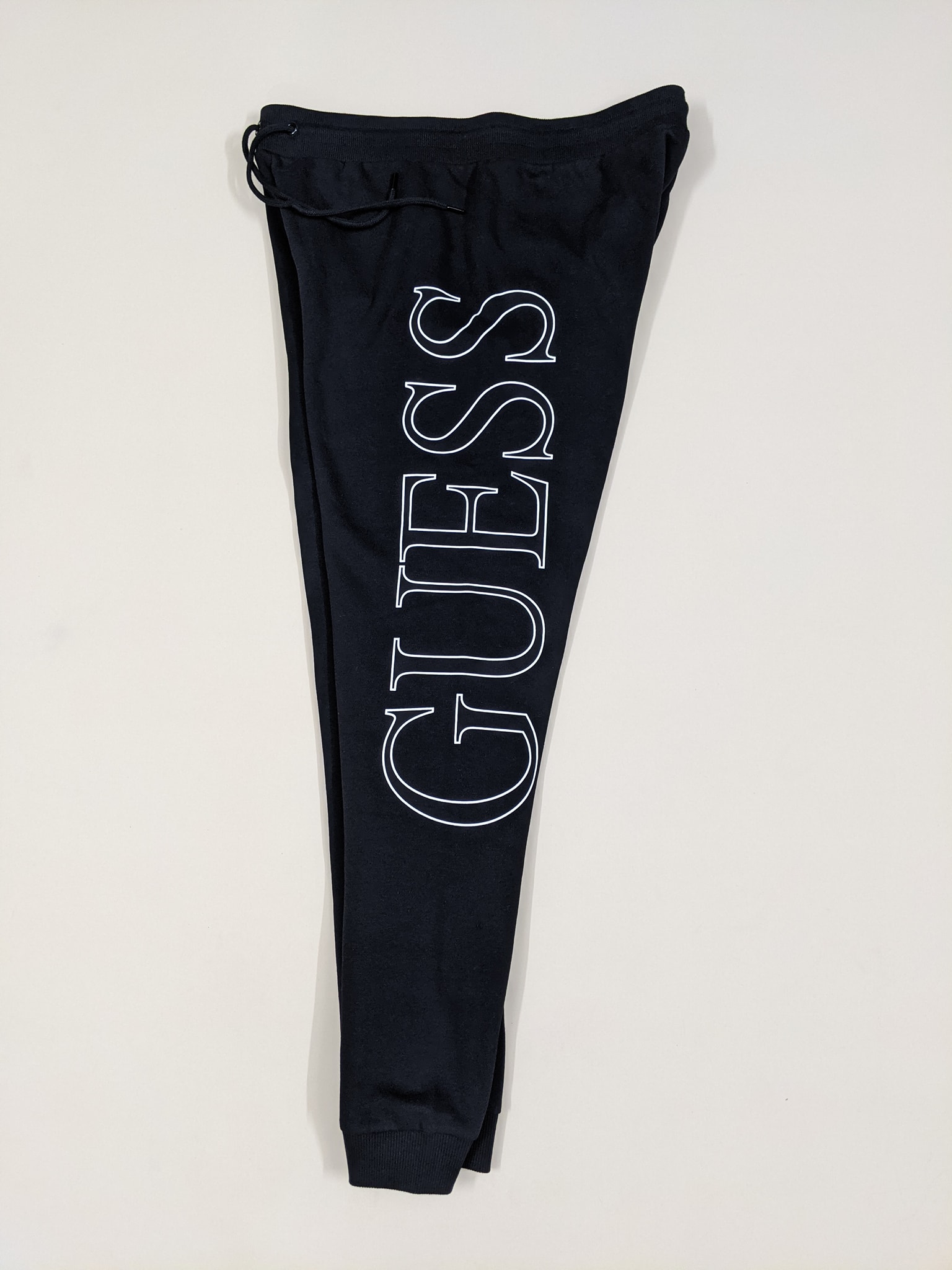 QUẦN DÀI CHÍNH HÃNG - GUESS JOGGER BIGLOGO 'BLACK' - GUE-010