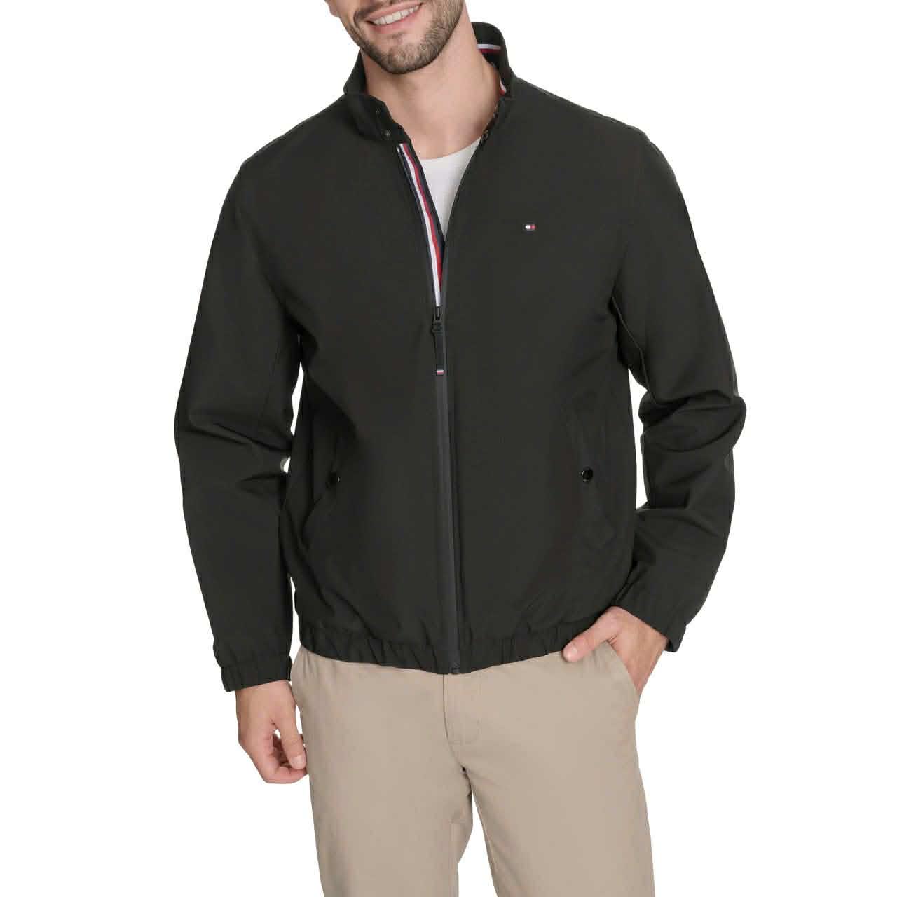 Áo Khoác Chính Hãng - Tommy Hilfiger Men's Stand-Collar Jacket 2 Lớp 