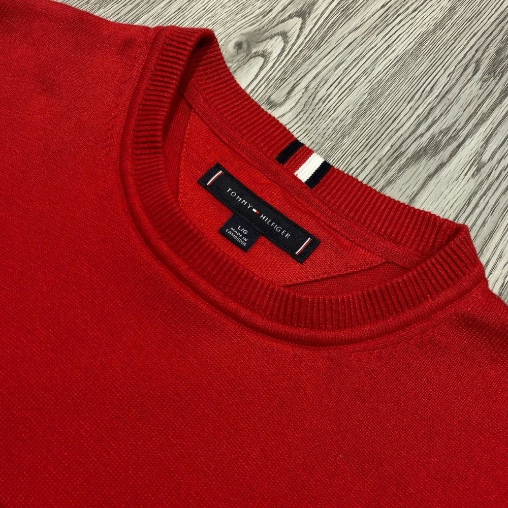 Áo Sweater Chính Hãng - Áo Len Tommy Hilfiger 'Red' - 78J8222-06