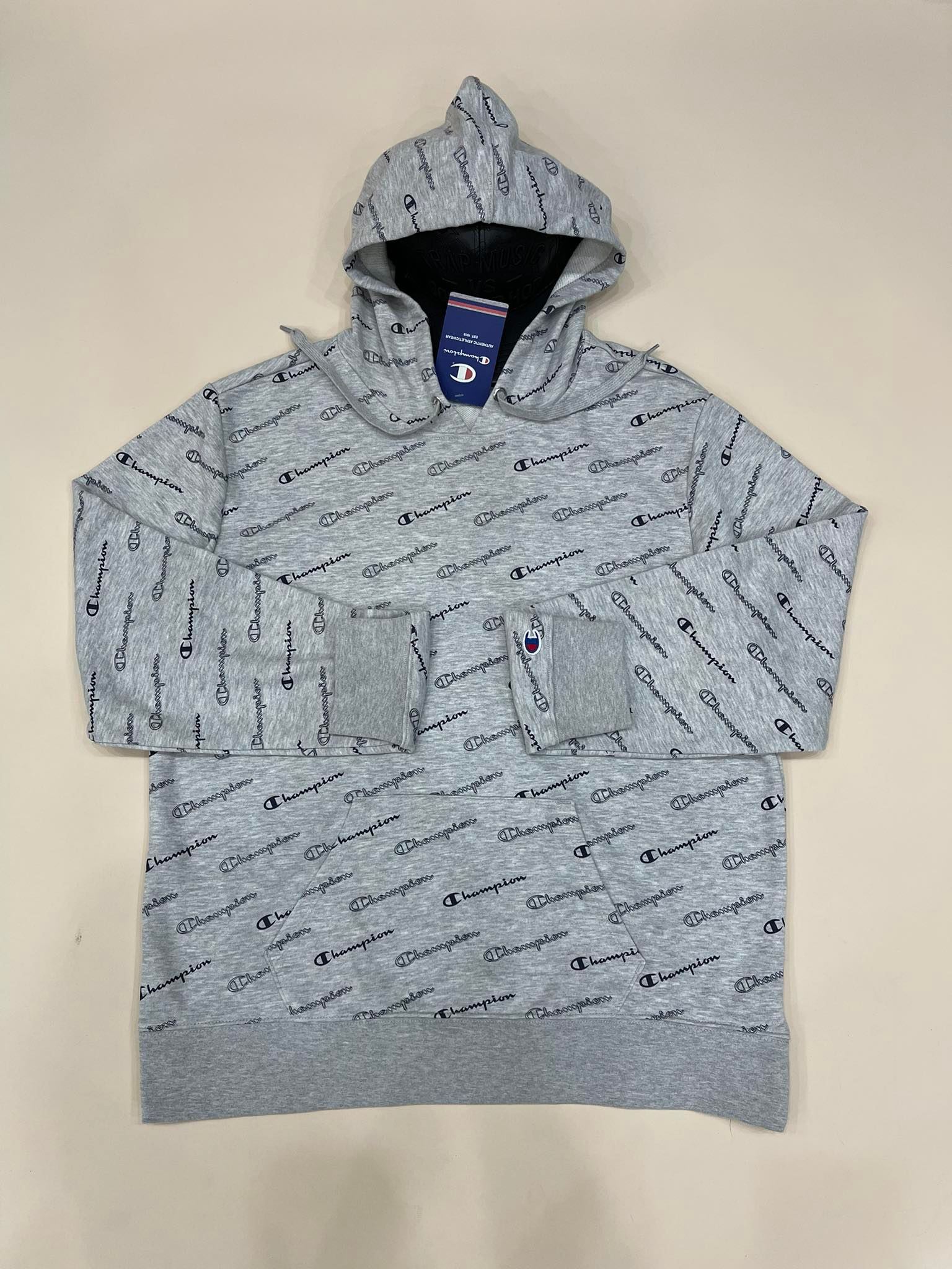 Áo Hoodie Nỉ Da Cá ChampionPrint 'Gray ' - AM166-PHC