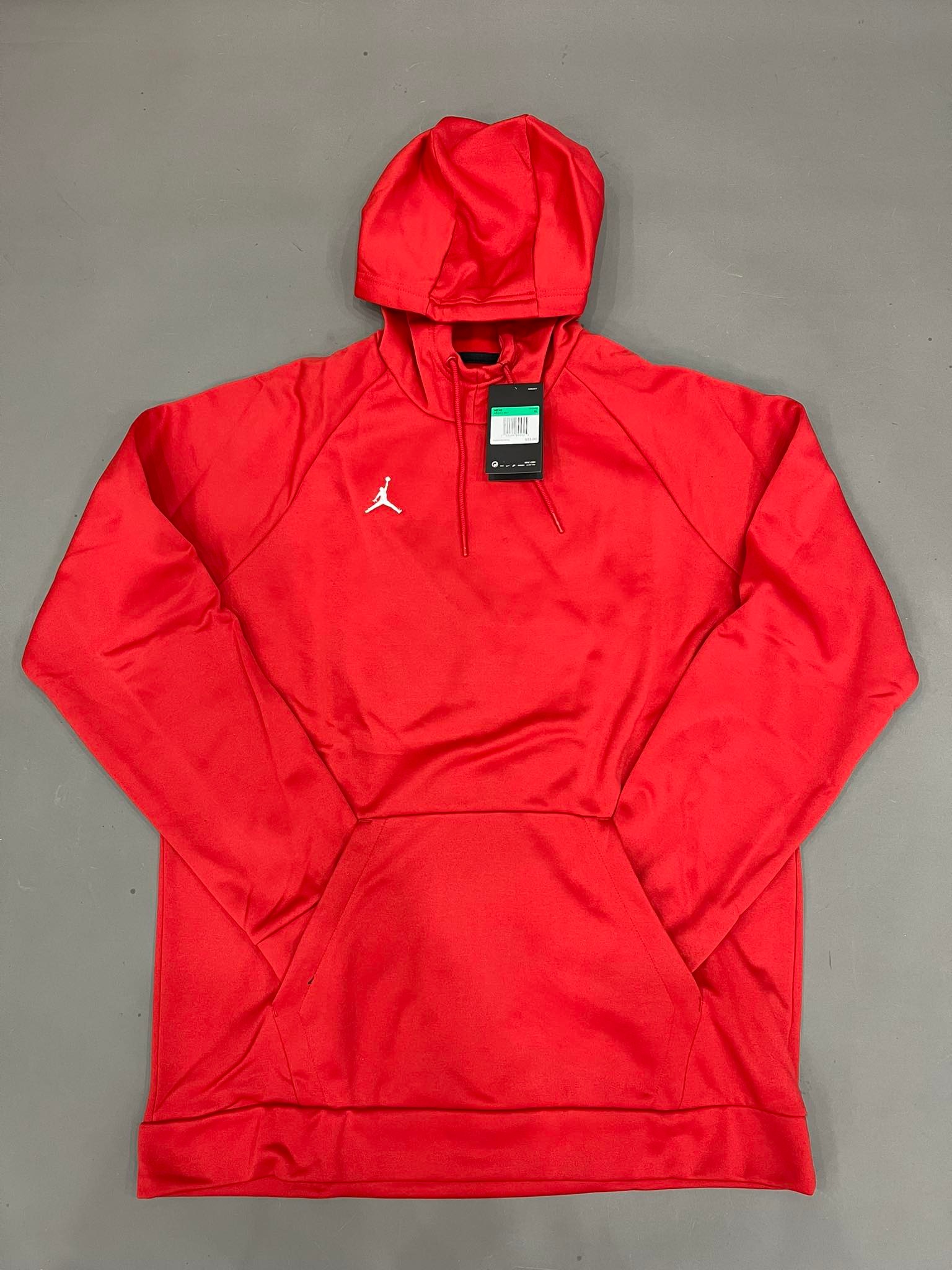 Red Jordan 23 Alpha Therma Fleece Jordan Therma Overhead Hoodie