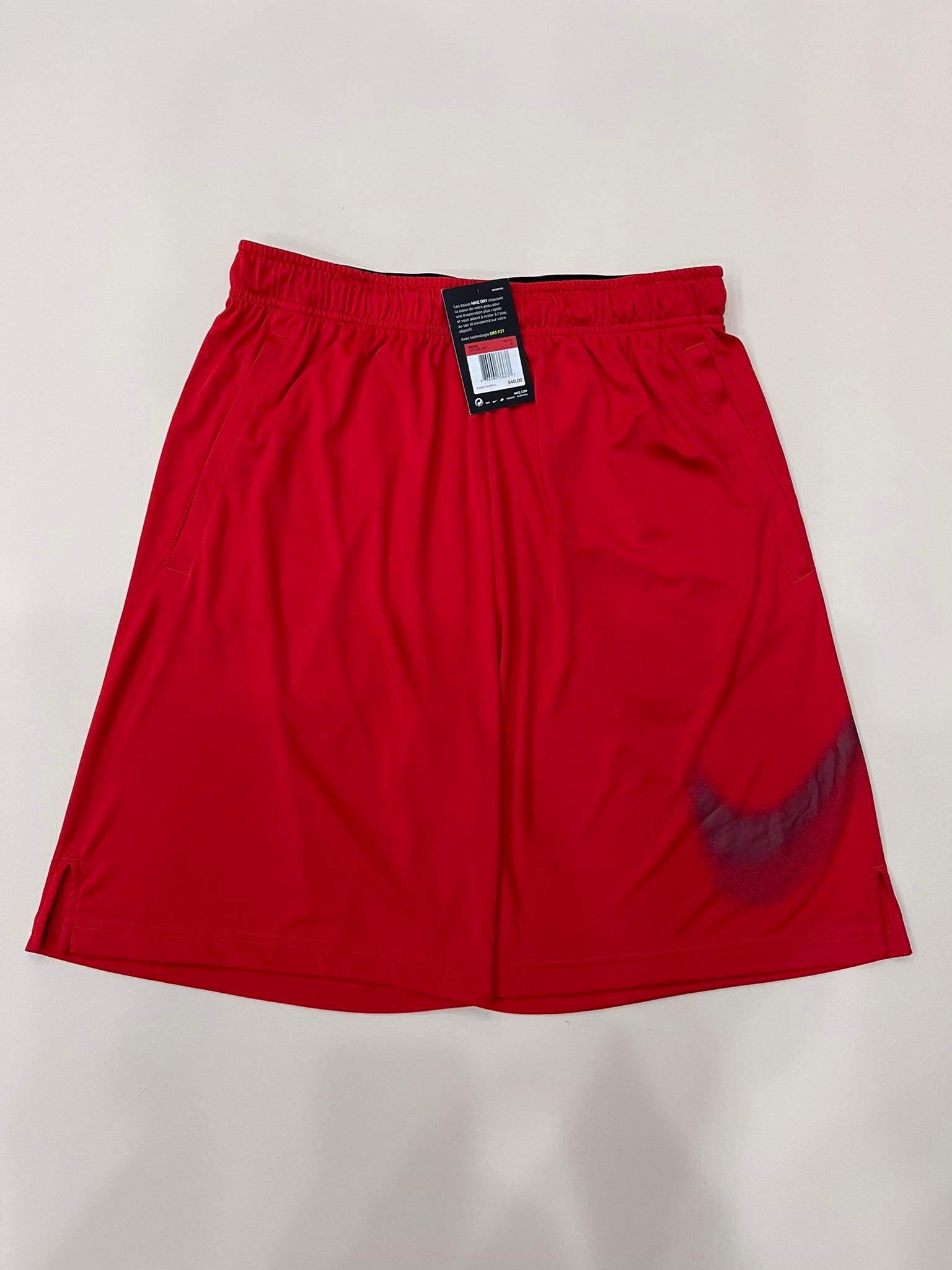 Quần Đùi - NIKE Mens Red Athletic 9'' Fly Shorts Size Extra Extra Large