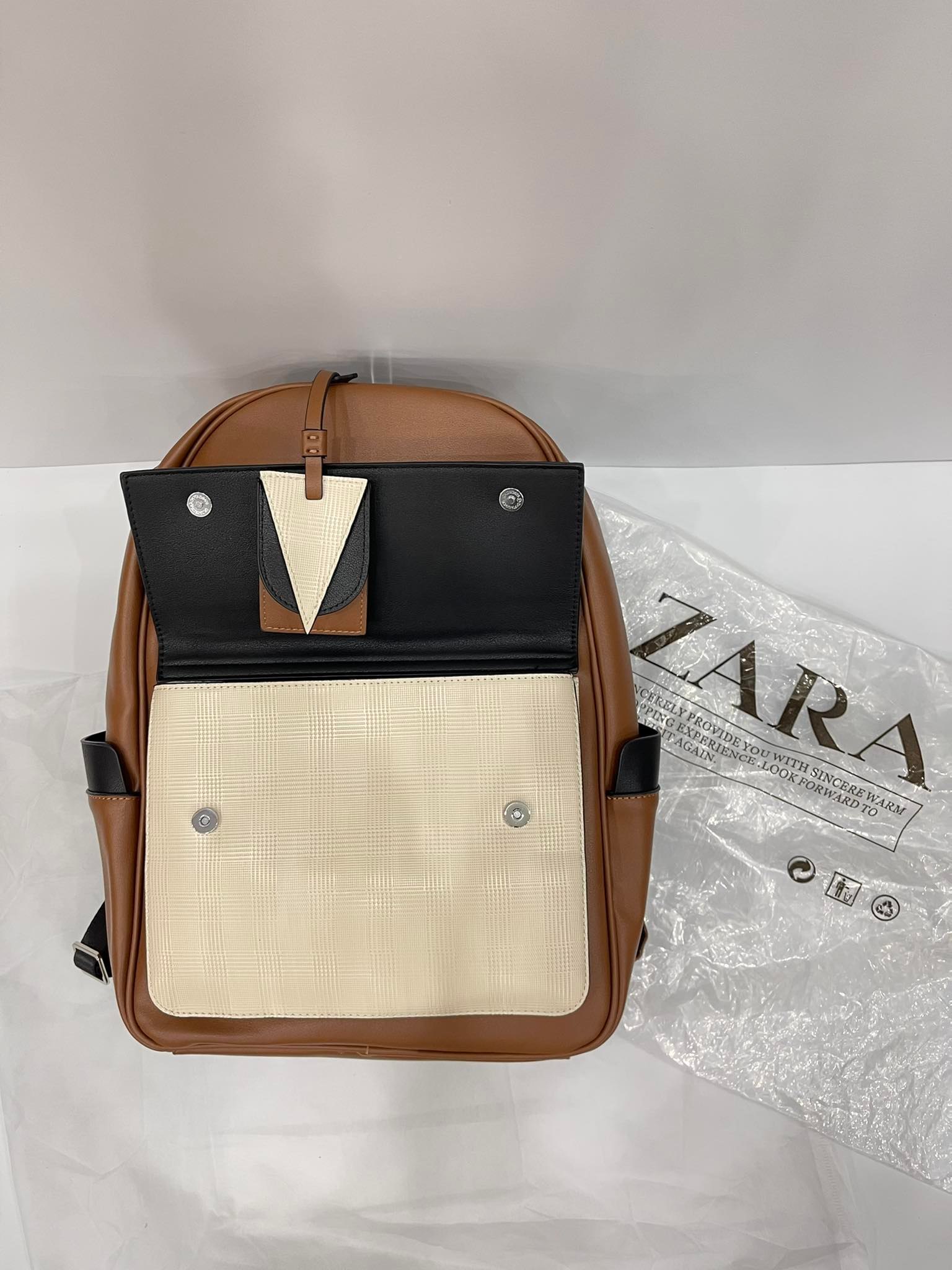 Balo Cao Cấp ZaRa Three-Tone Backpack - 16243005-W2020