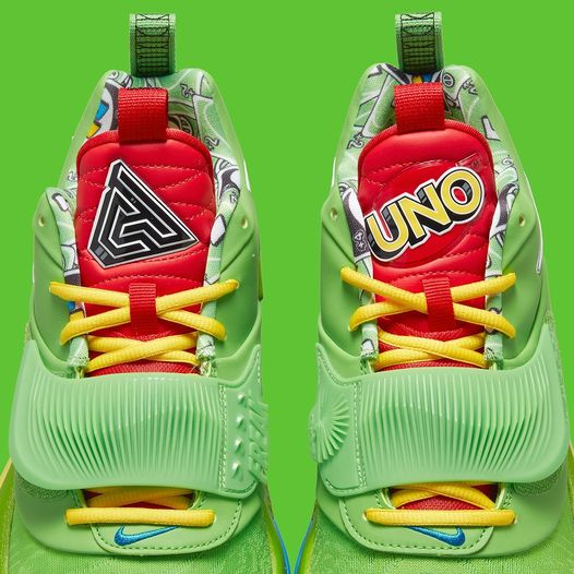 Giày Bóng Rổ Chính Hãng Nike UNO X Zoom Freak 3 Green/Red-Yellow - DC9364-300