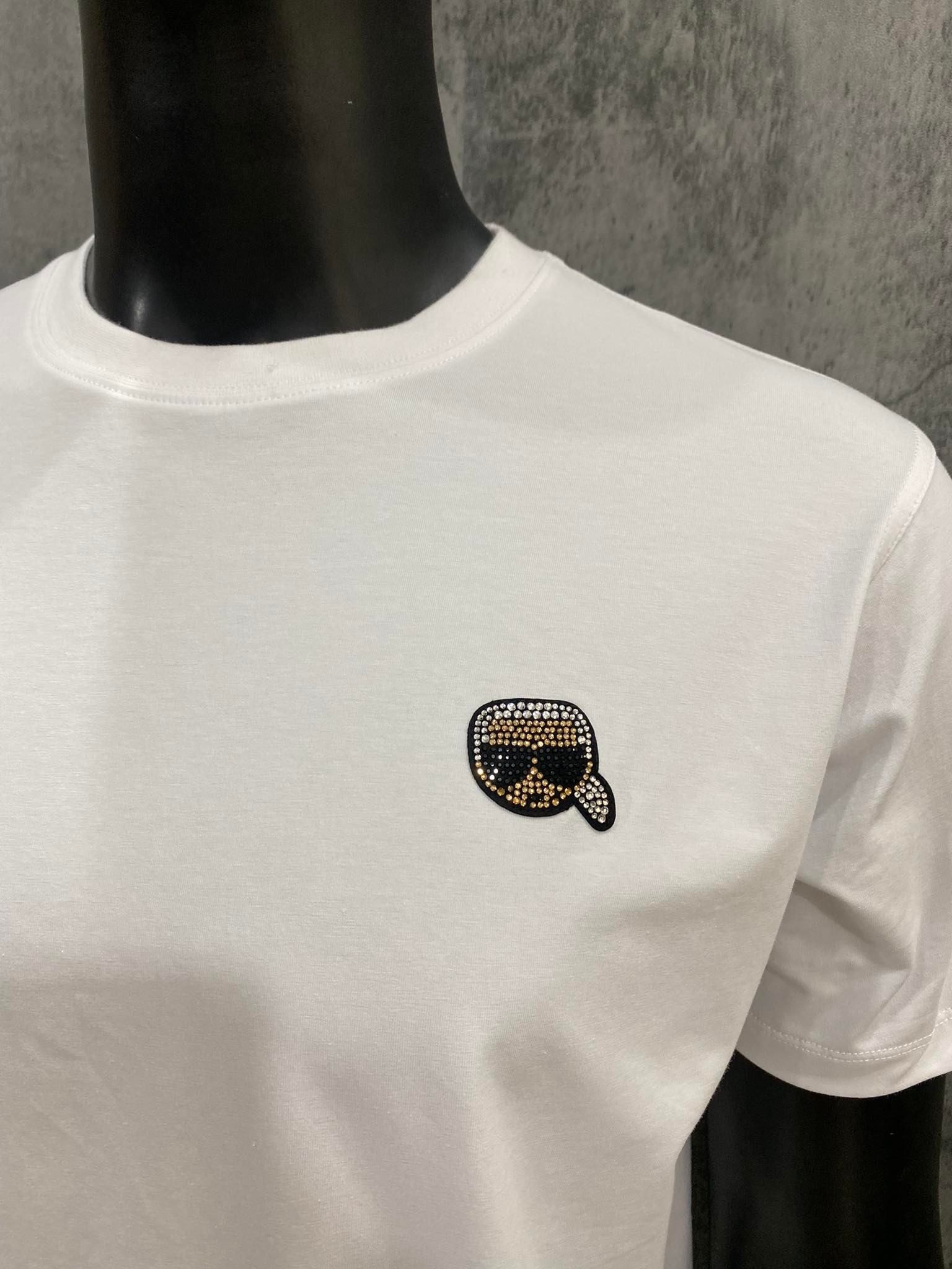 Áo Phông Karl Lagerfeld T-Shirt Logo Trắng