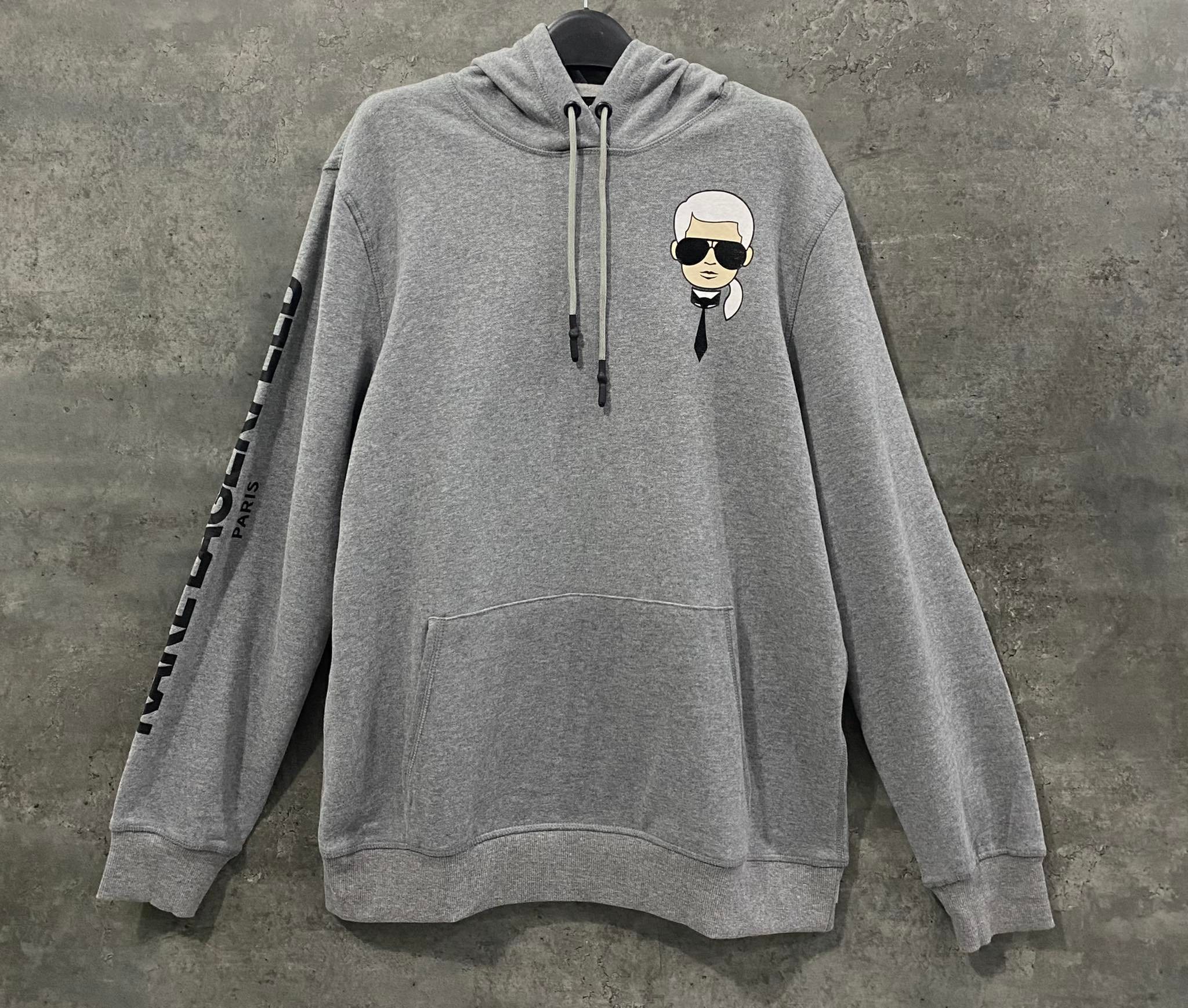 Áo Hoodie Nỉ Nam Karl Lagerfeld Paris Men's Grey - HK060-03