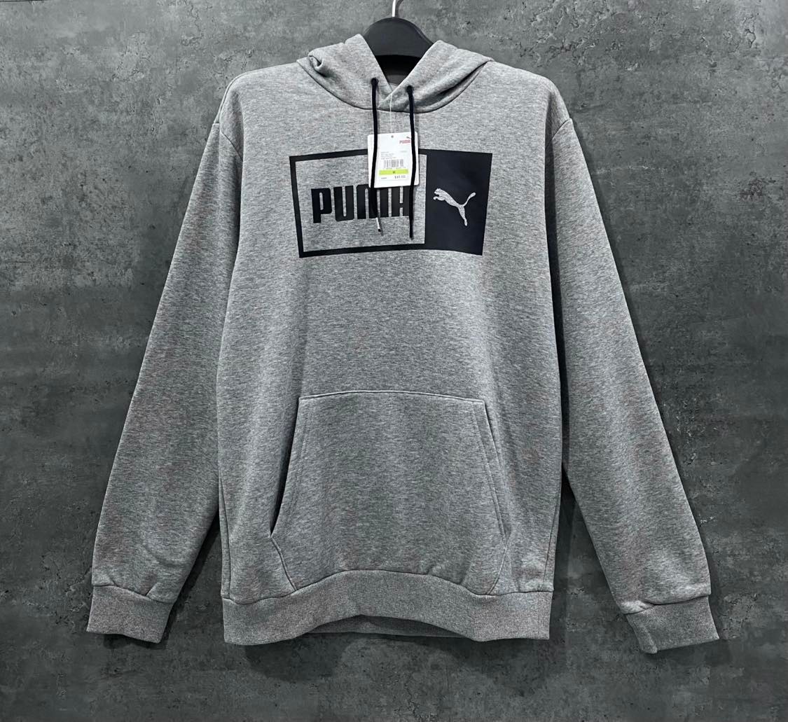 Áo Hoodie Nỉ Nam Puma Logo 'Grey' - 848222-03