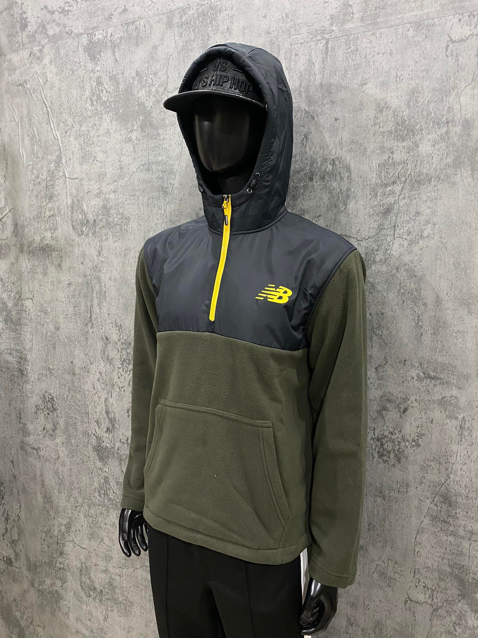 Áo Hoodie Nỉ Bông New Balance 1/2 Zip Fleece Hoodie - HN020