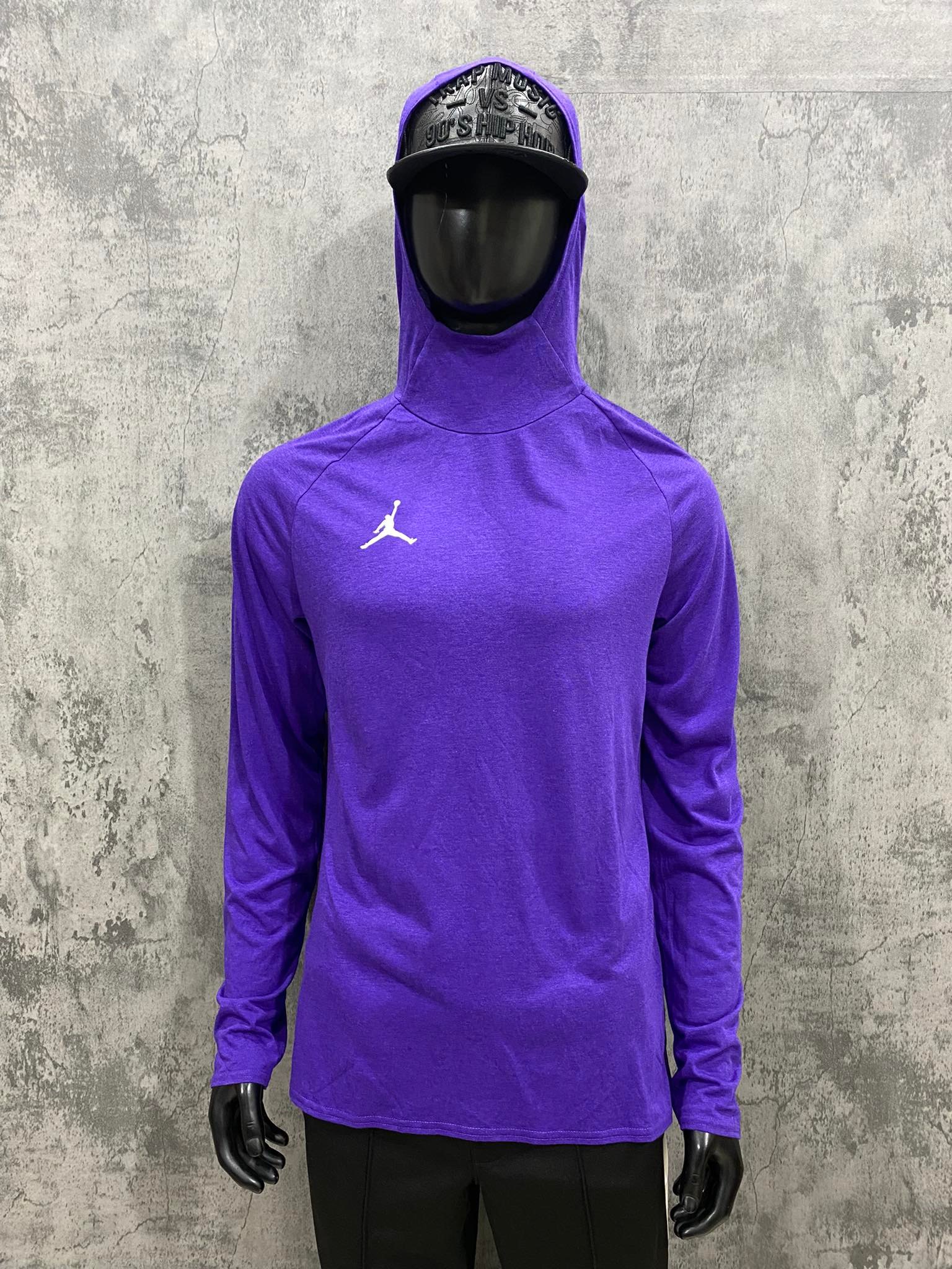 ÁO HOODIE - Nike Air Jordan Dry-Fit Long Sleeve Hoodie 'Purple' - AO9221-545