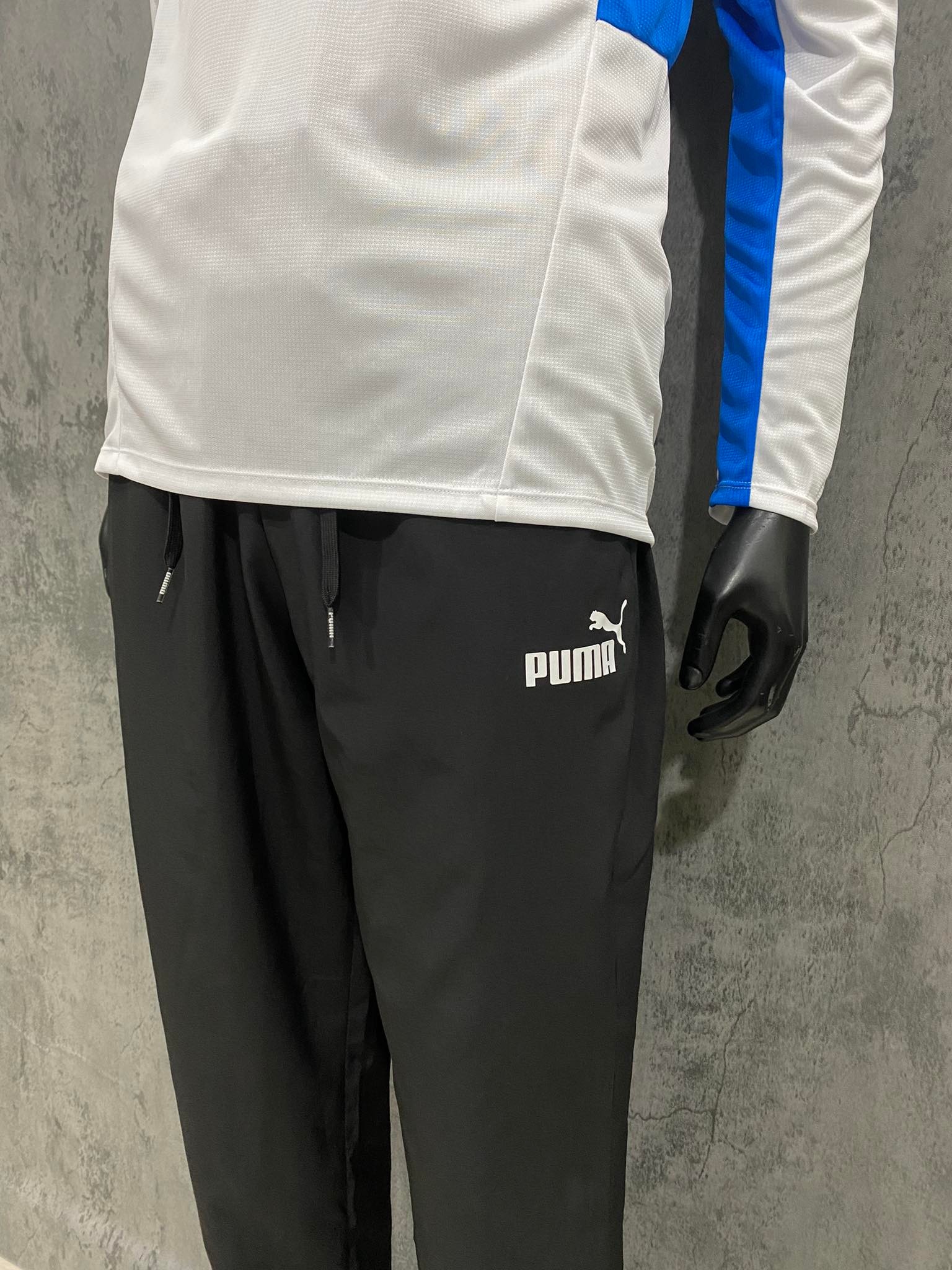 Quần Dài Chính Hãng - Puma Woven Logo/Text Pants 'Black' - 854090-02