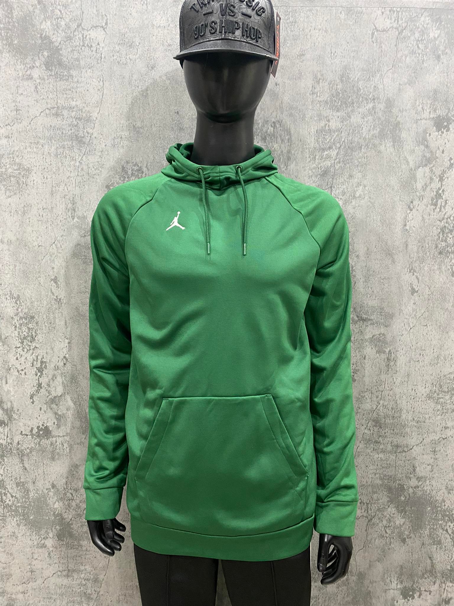 Áo Hoodie Nỉ Nam Nike Air Jordan Alpha Therma Pullover 'Green' - AR4311-341