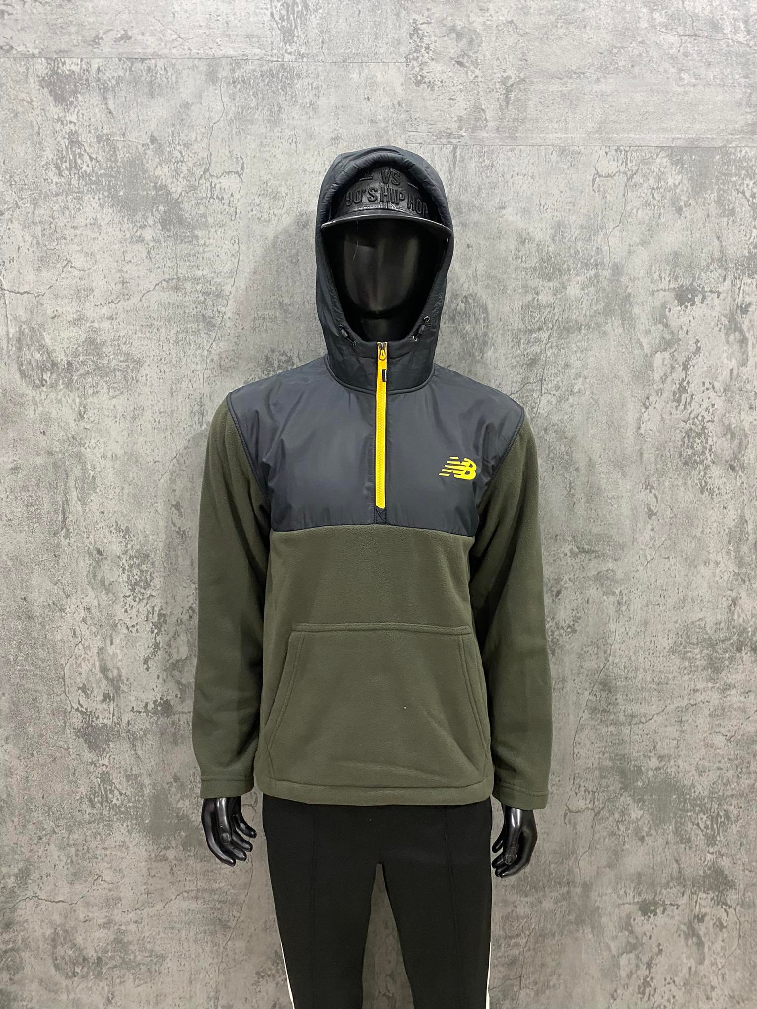 Áo Hoodie Nỉ Bông New Balance 1/2 Zip Fleece Hoodie - HN020