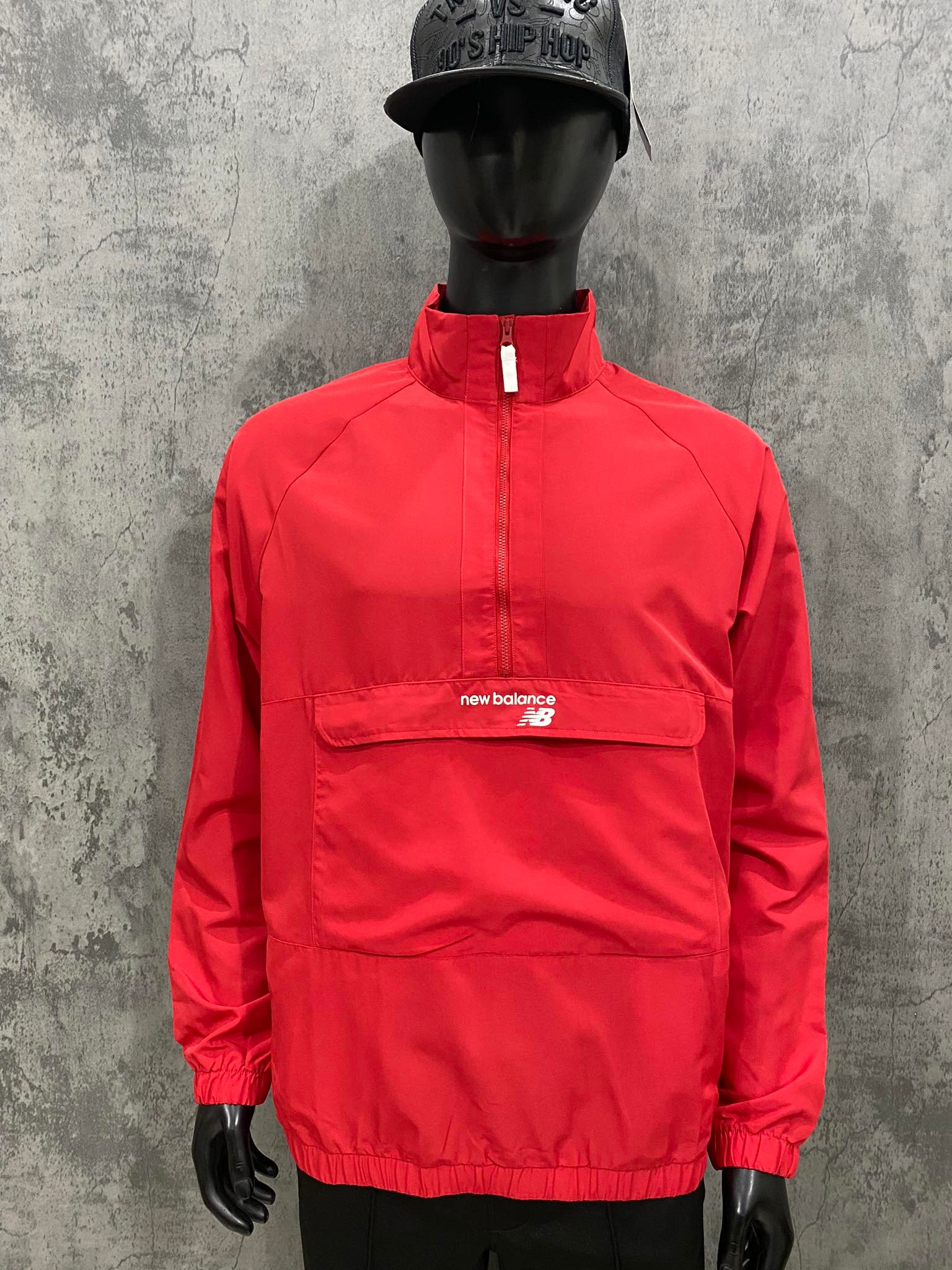 Áo Hoodie Gió New Balance Classic Casual Jacket 'Red'